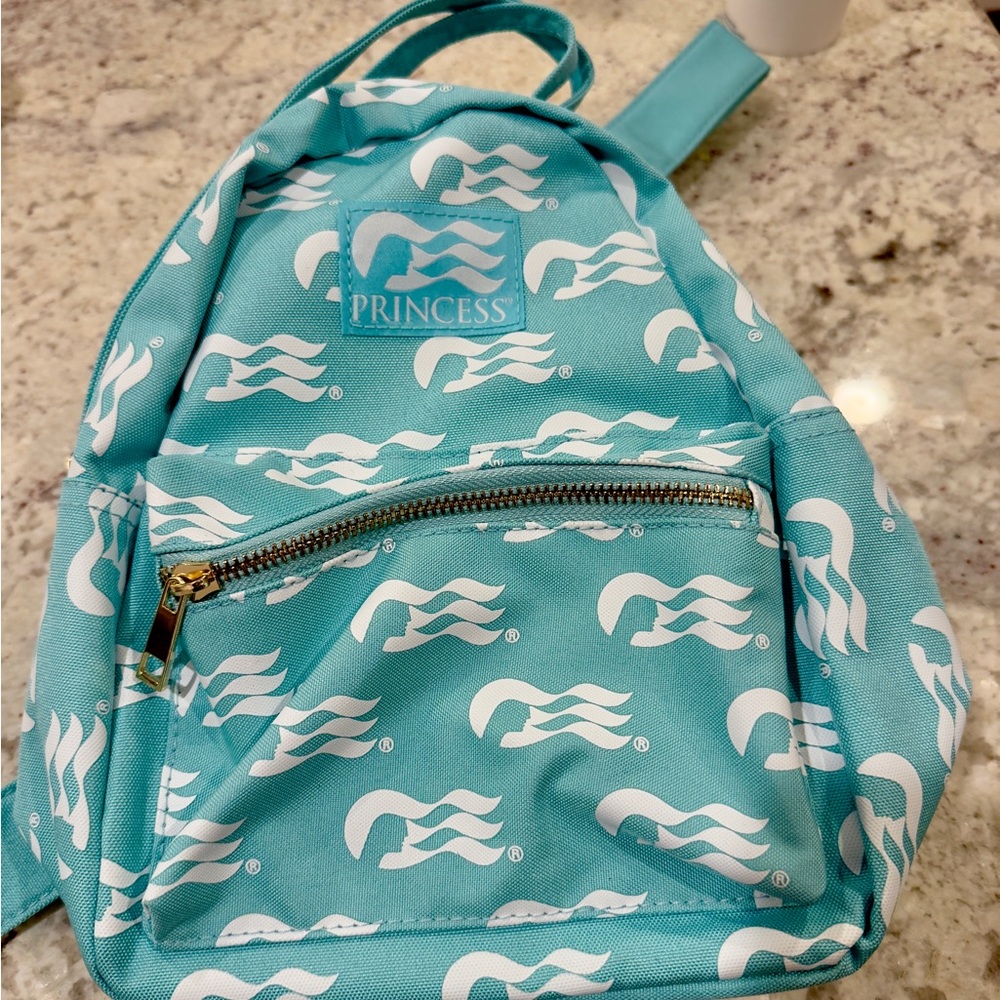 Princess Teal Backpack, New W/Tags